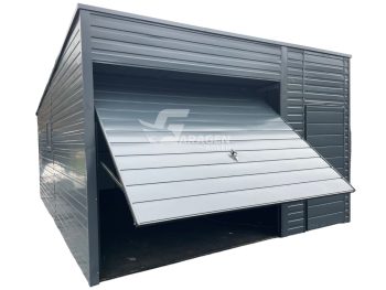 Blechgarage  4,5x6m -Schwingtor + Zusätzliche Tür | GP109 |