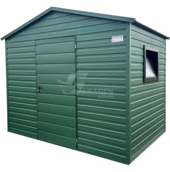 Gartenhaus - Gartenschuppen 3x2m - Tür - Grün - Satteldach | ID780 |
