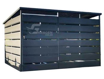 Mulltonnenbox- pultdach 2,5x1,5m - GP171