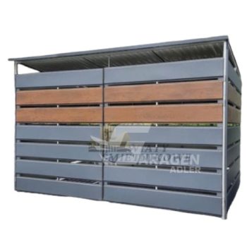 Mulltonnenbox - pultdach 3x2m - GP159