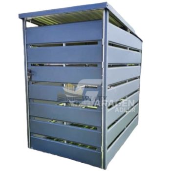 Mulltonnenbox - Pultdach 0,9x1,5m - GP153