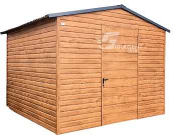 Gartenhaus 3x3m Satteldach Tür Holzoptik | ID152 |