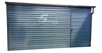 Gartenhaus 4x3m Tür Anthrazit Pultdach | ID177 |