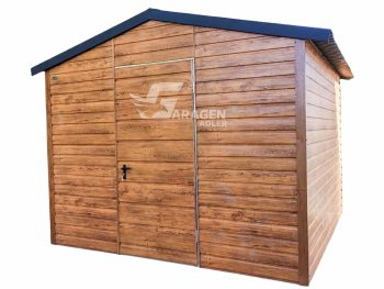 Gartenhaus 3x3m Satteldach Tür Holzoptik | ID212 |