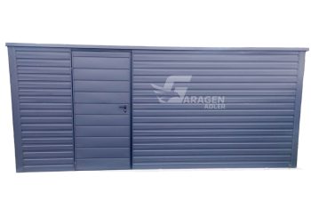 Gartenhaus  5x3m  Tür - Anthrazit - Pultdach GP201