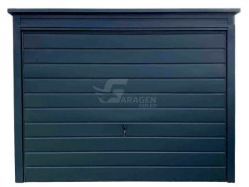 Gartenhaus - Gartenschuppen 3x6m Schwingtor - Anthrazit - Flachdach | GP564 |