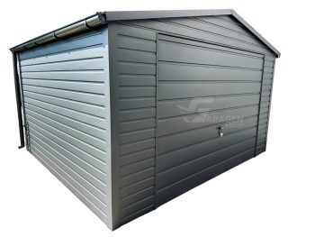 Blechgarage 4x5m Schwingtor Dachrinnen Anthrazit | ID406 |