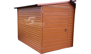 Gartenhaus 2x3m Tür Holzoptik Das Dach fällt nach links | ID410 |